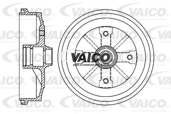 VAICO stabdžių būgnas V10-60006