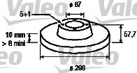 VALEO Тормозной диск 186858