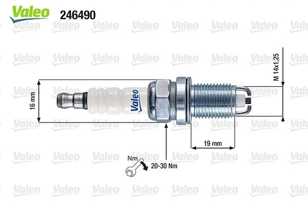 VALEO Свеча зажигания 246490