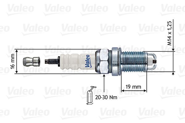 VALEO Свеча зажигания 246852