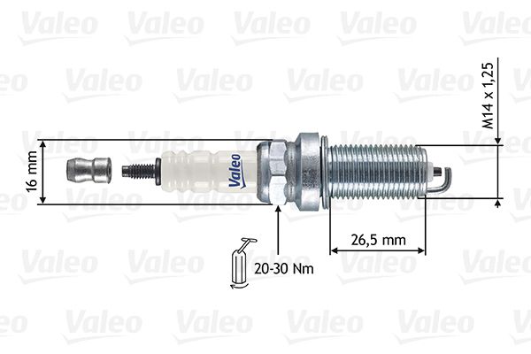 VALEO Свеча зажигания 246865