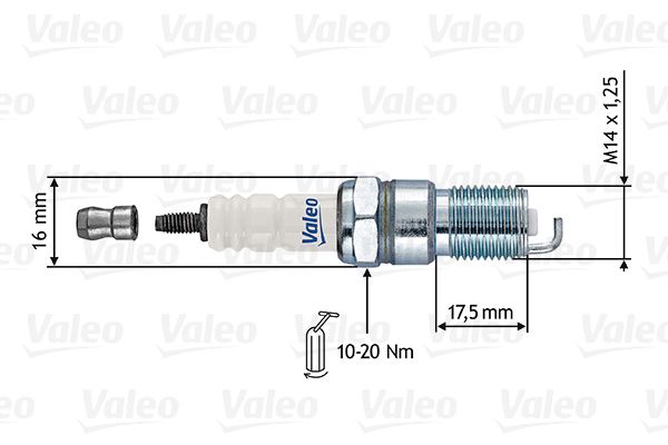 VALEO Свеча зажигания 246868