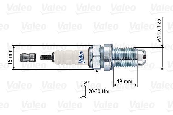 VALEO Свеча зажигания 246869