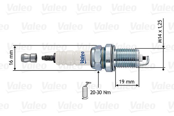 VALEO Свеча зажигания 246886