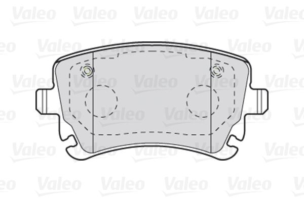 VALEO Комплект тормозных колодок, дисковый тормоз 301004