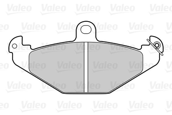 VALEO Комплект тормозных колодок, дисковый тормоз 301007