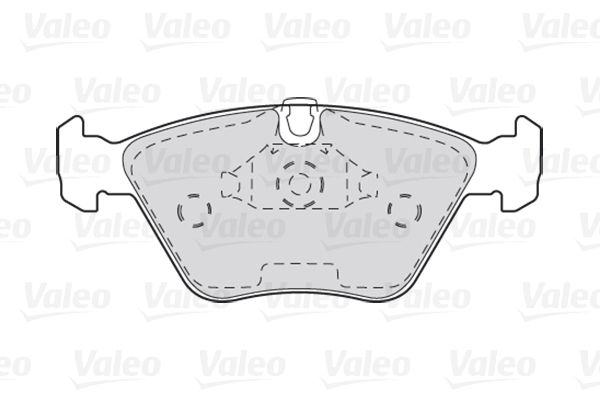VALEO Комплект тормозных колодок, дисковый тормоз 301310