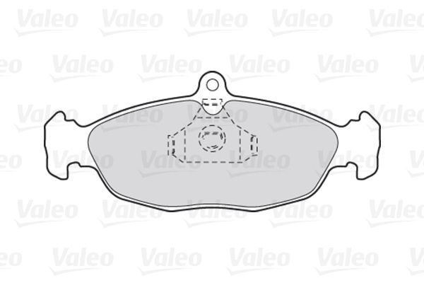 VALEO stabdžių trinkelių rinkinys, diskinis stabdys 301356