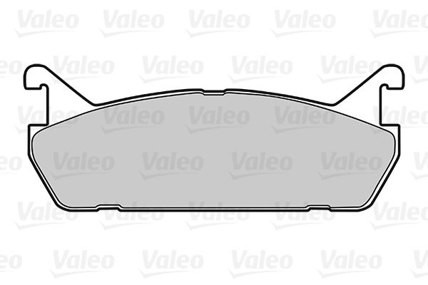 VALEO stabdžių trinkelių rinkinys, diskinis stabdys 301624