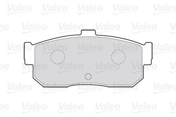 VALEO stabdžių trinkelių rinkinys, diskinis stabdys 301668