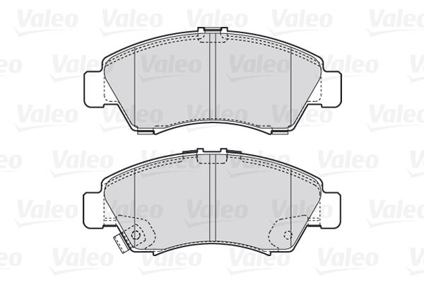 VALEO stabdžių trinkelių rinkinys, diskinis stabdys 301760