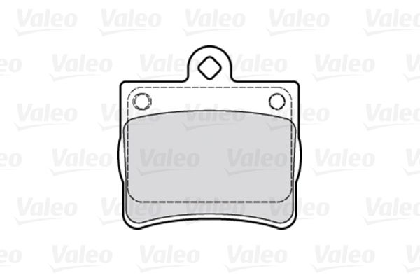 VALEO Комплект тормозных колодок, дисковый тормоз 301763