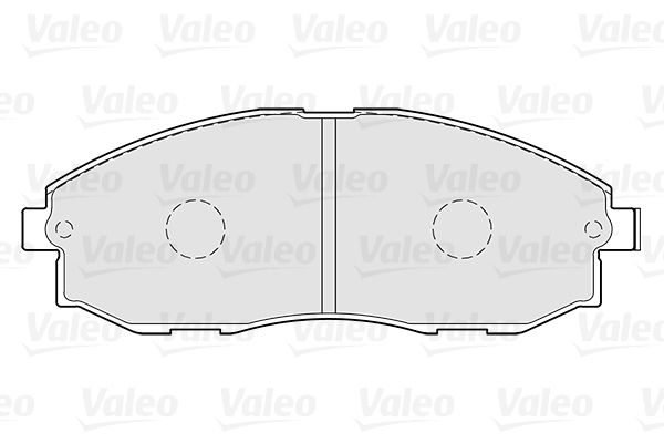 VALEO stabdžių trinkelių rinkinys, diskinis stabdys 301908