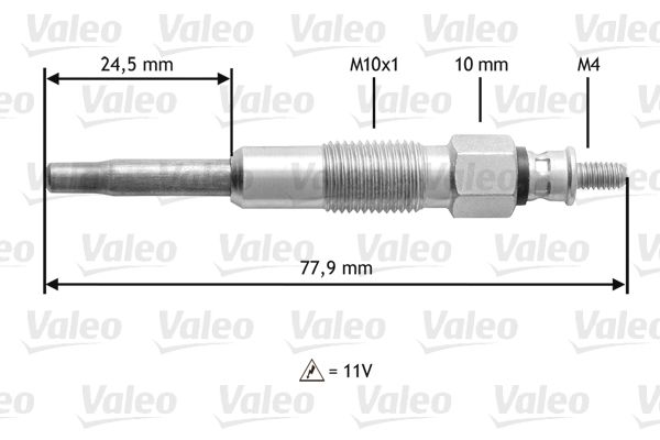 VALEO kaitinimo žvakė 345128