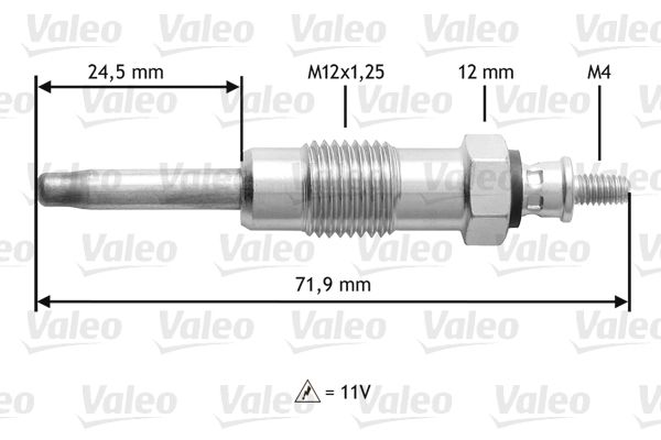 VALEO kaitinimo žvakė 345140