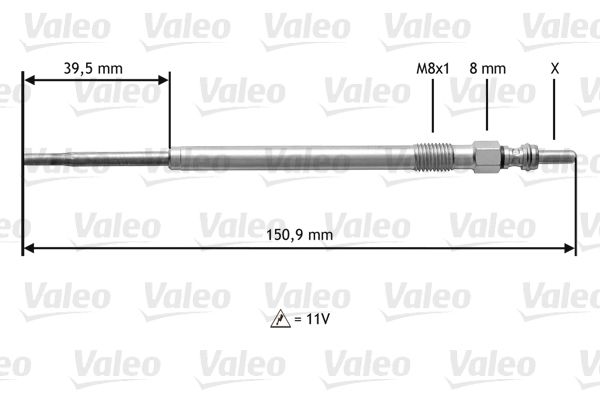 VALEO kaitinimo žvakė 345174