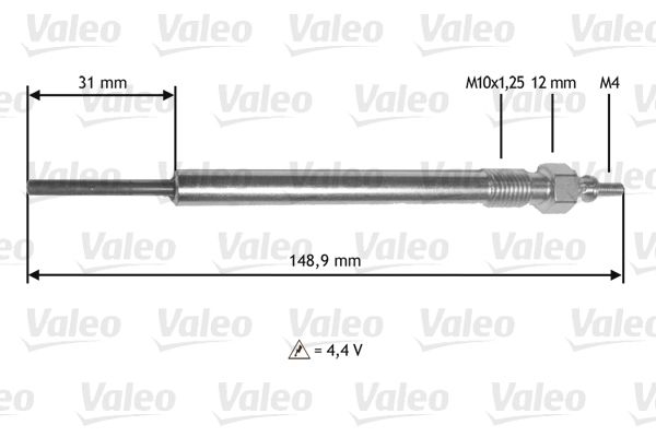 VALEO kaitinimo žvakė 345182