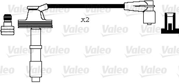 VALEO Комплект проводов зажигания 346001