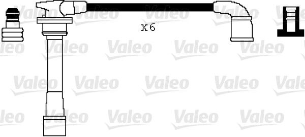 VALEO Комплект проводов зажигания 346003