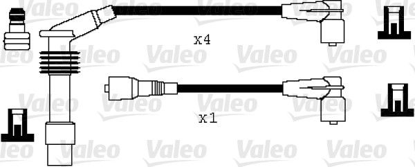 VALEO uždegimo laido komplektas 346010