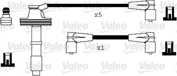 VALEO Комплект проводов зажигания 346028