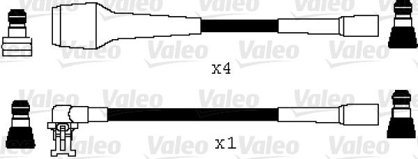 VALEO uždegimo laido komplektas 346052