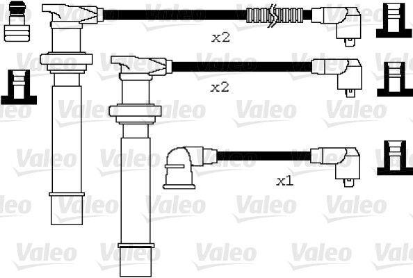 VALEO Комплект проводов зажигания 346077