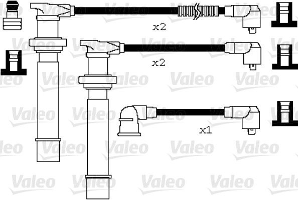 VALEO uždegimo laido komplektas 346077