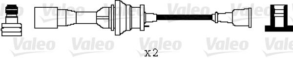 VALEO Комплект проводов зажигания 346085