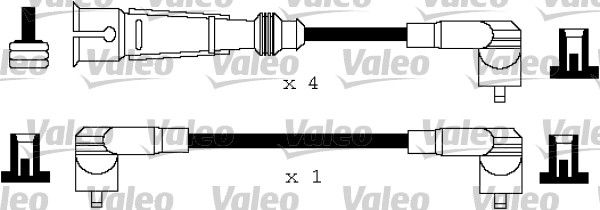 VALEO Комплект проводов зажигания 346117