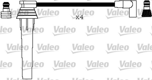 VALEO Комплект проводов зажигания 346185
