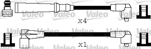 VALEO Комплект проводов зажигания 346209