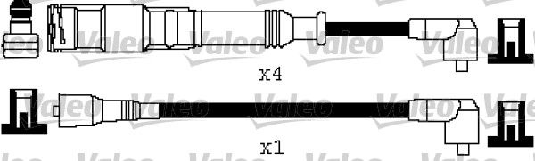 VALEO uždegimo laido komplektas 346217