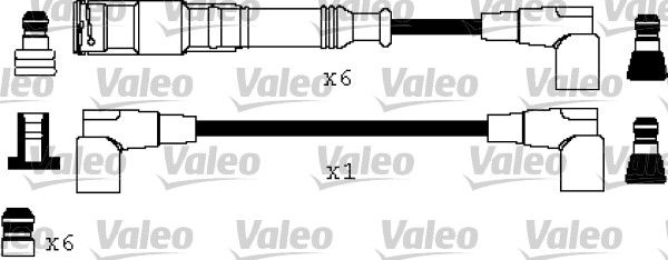 VALEO uždegimo laido komplektas 346221