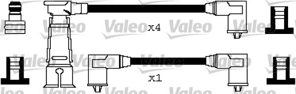 VALEO Комплект проводов зажигания 346265