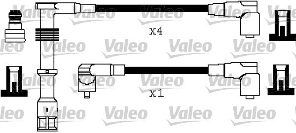 VALEO Комплект проводов зажигания 346319