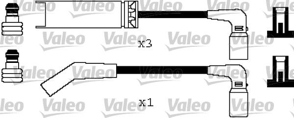 VALEO Комплект проводов зажигания 346355