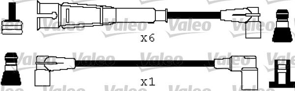 VALEO Комплект проводов зажигания 346360