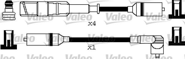 VALEO uždegimo laido komplektas 346372