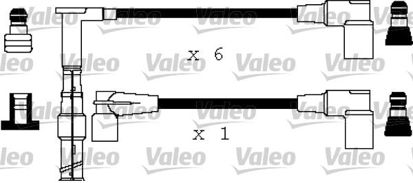 VALEO Комплект проводов зажигания 346376