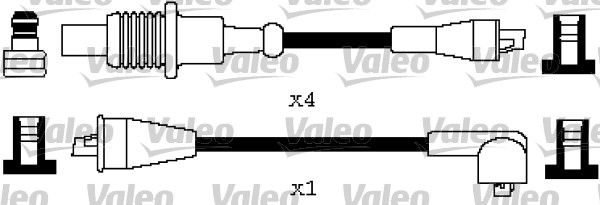 VALEO Комплект проводов зажигания 346396