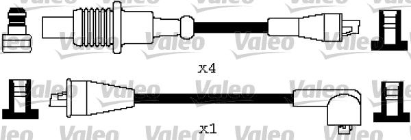 VALEO uždegimo laido komplektas 346396