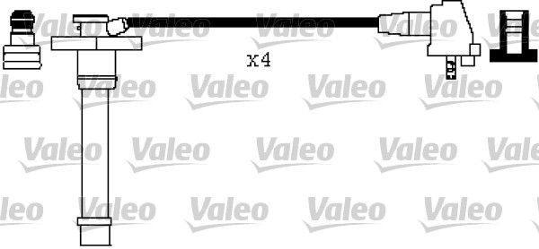 VALEO Комплект проводов зажигания 346418