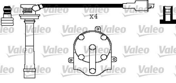 VALEO uždegimo laido komplektas 346430