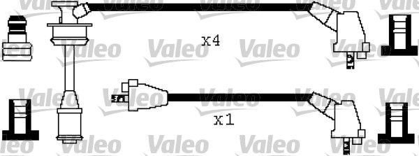 VALEO Комплект проводов зажигания 346445