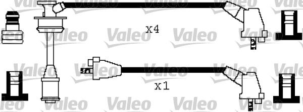 VALEO uždegimo laido komplektas 346445