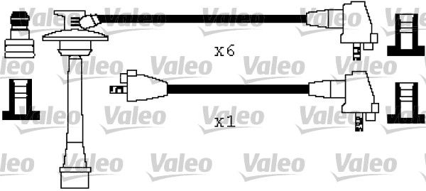 VALEO Комплект проводов зажигания 346450