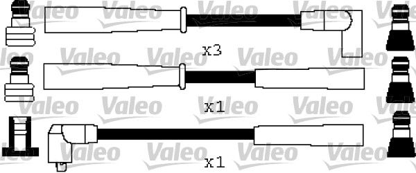 VALEO uždegimo laido komplektas 346520