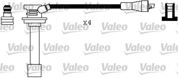 VALEO Комплект проводов зажигания 346537