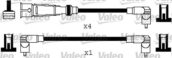 VALEO Комплект проводов зажигания 346569